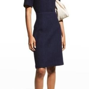 St. John Women's Pencil Skirt Blue Size 14